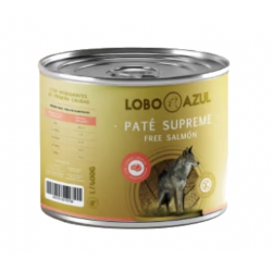 LOBO AZUL GRAIN FREE Pate Supreme Salmon 400g x 6